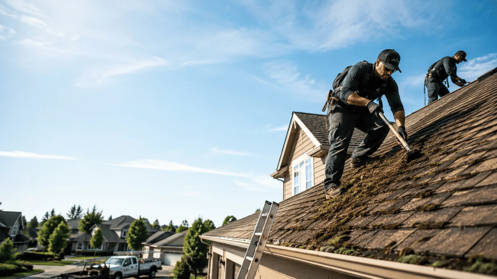 Roof Moss Removal in Wausau, WI near me